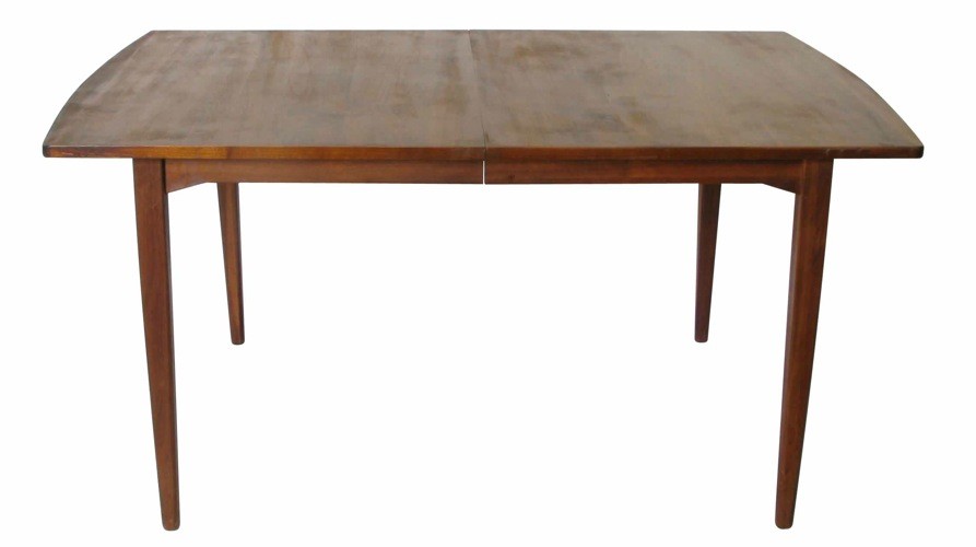 Vintage Teak Dining Table With Curved Ends Bk Lost And Found