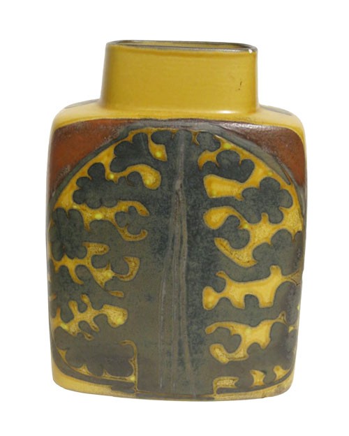 Royal Copenhagen Mustard Danish Dark Patterned Glaze - Lost and Found