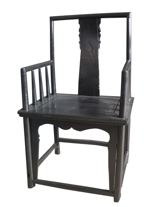 Black Chinoiserie Throne (BK)