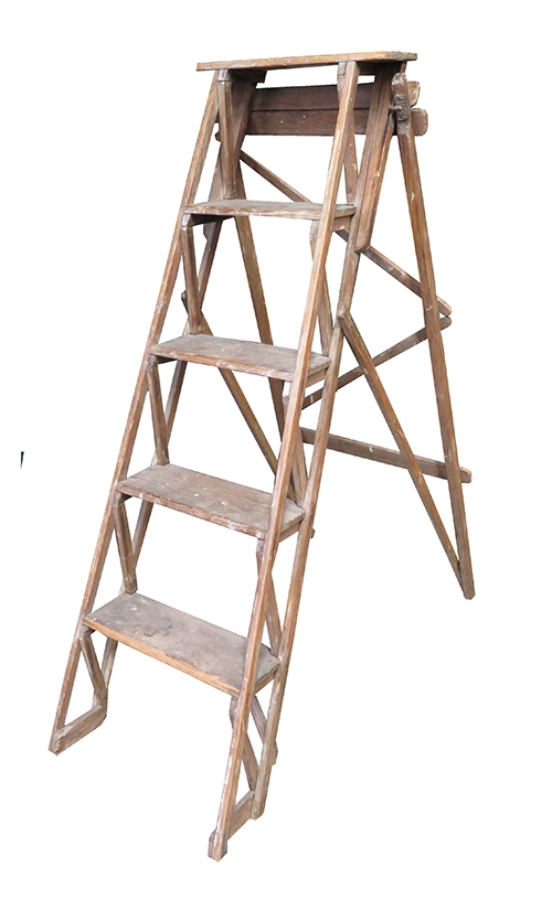Vintage Petite Rustic Ladder (BK)